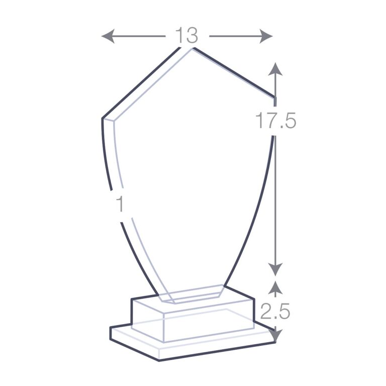 Trofeo in Vetro Emblema