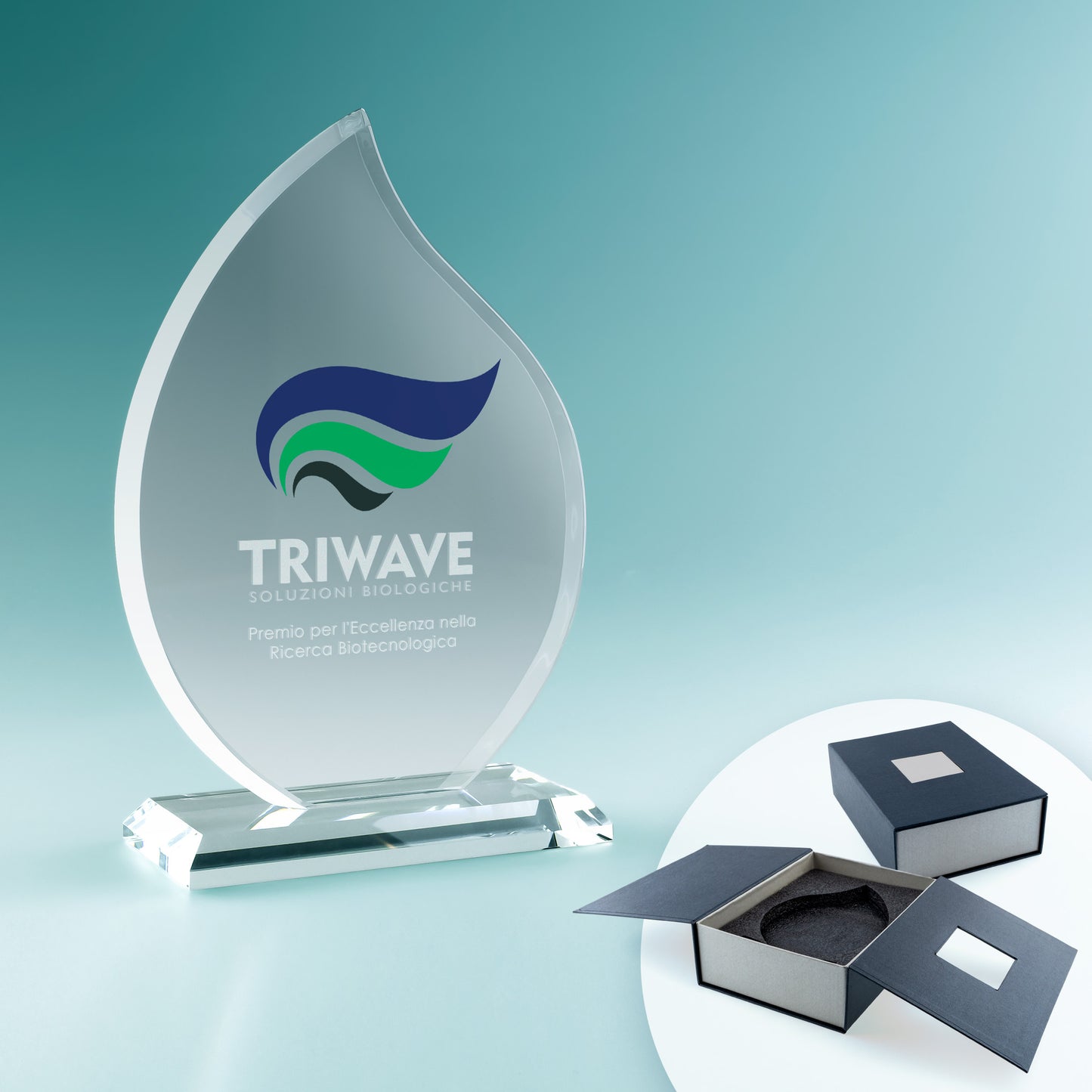 Trofeo in Vetro Fiamma