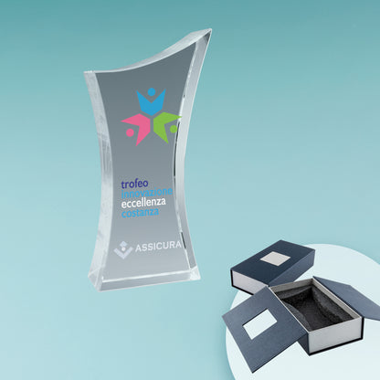 Trofeo in Vetro Elégant
