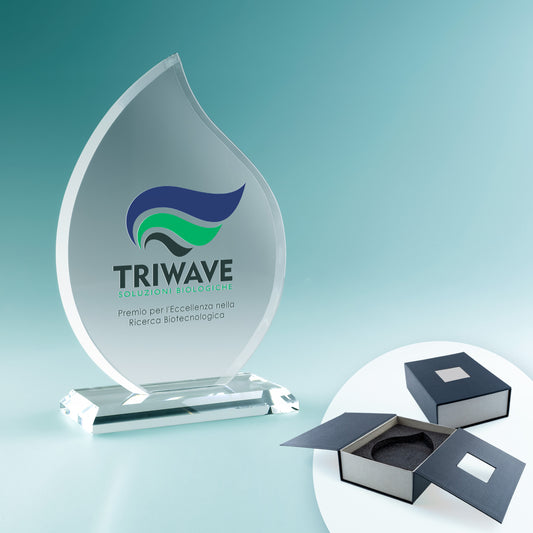 Trofeo in Vetro Fiamma