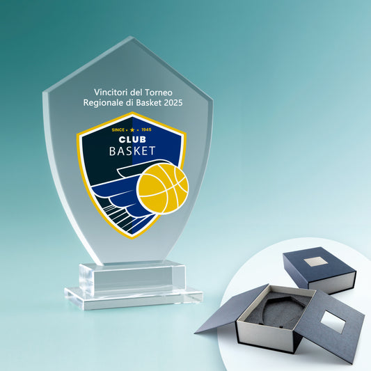 Trofeo in Vetro Emblema